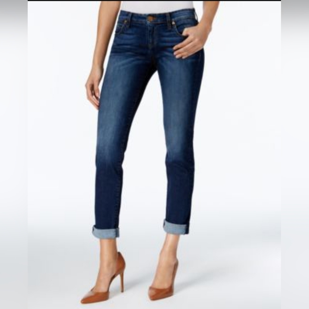 Kut from the Kloth Dark Blue Katy Boyfriend Jeans